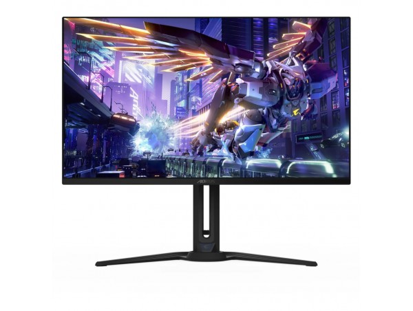 Monitor GigaByte 80 cm (31,5") FO32U2P 3840x2160 Gaming 240Hz OLED 3ms 2xHDMI DisplayPort USB-C 18W DP-Out 2xUSB3.2 Pivot Zvočniki 2x5W  DCI-P3-99% FreeSync Premium KVM HDR400 Aorus