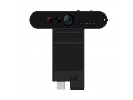 Spletna kamera Lenovo ThinkVision MC60 (S) - Short FHD 30FPS 90° USB črna AI autofokus 4x dvojni mikrofon (4XC1K97399)