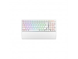 Gaming Tipkovnica brezžična, bluetooth, USB Asus ROG Strix Scope II 96 US | bela RGB (90MP037A-BKUA30)