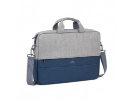 Torba za notesnik 39,6 cm (15,6″) RivaCase sivo/modra (7532_GREY DARK BLUE)