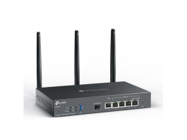 Usmerjevalnik brezžični TP-Link gigabit WiFi6 802.11ax AX3000 2402Mbit/s 4xLAN+WAN+SFP 3x antena (ER706W)