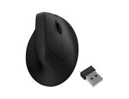 Miš brezžična, bluetooth, USB ergonomska Keychron M5 30000DPI vertikalna črna (M5-A23)
