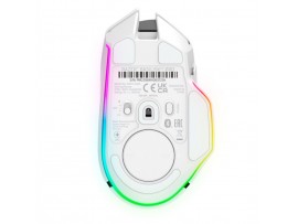Miš Razer brezžična + Bluetooth Basilisk V3 Pro optična gaming 30000DPI RGB bela (RZ01-04620200-R3G1)