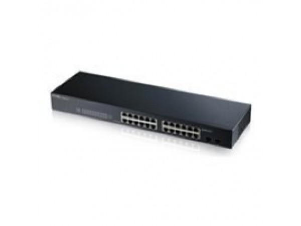 STIKALO 24-PORT ZYXEL GS1900-24 v2 GbE L2 Smart Switch rackmount (GS1900-24-EU0102F)