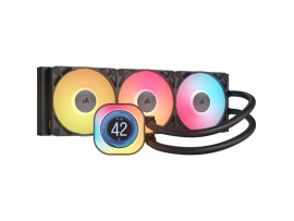 Vodno hlajenje Corsair iCUE LINK Titan 360 RX LCD - 360mm RGB črna (CW-9061023-WW) Vodno hlajenje Corsair iCUE LINK Titan 360 RX LCD - 360mm RGB črna (CW-9061023-WW)