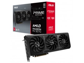 Grafična kartica AMD RX 9070 Asus Prime OC - 16GB GDDR6  | 1xHDMI 2.1b 3xDisplayport 2.1a (90YV0LI1-M0NA00)