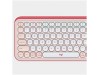 Tipkovnica brezžična + Bluetooth Logitech Pop Icon Keys US international | SLO gravura roza (920-013073)
