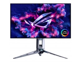 Monitor Asus 67,3 cm (26,5") PG27AQWP-W 2560x1440 Gaming 540Hz OLED 0,02ms 2xHDMI DisplayPort 2xUSB3.2 Pivot  DCI-P3-99,5% FreeSync Premium PRO G-Sync Compatible HDR500 ROG Swift