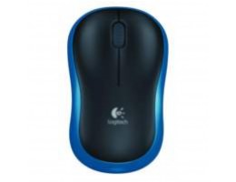 Miš Logitech brezžična M185 za notesnike modra nano (910-002236)