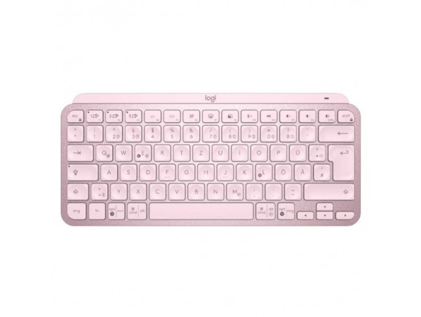 Tipkovnica brezžična Logitech MX Keys Mini US international | SLO gravura roza LED osvetlitev (920-010500)