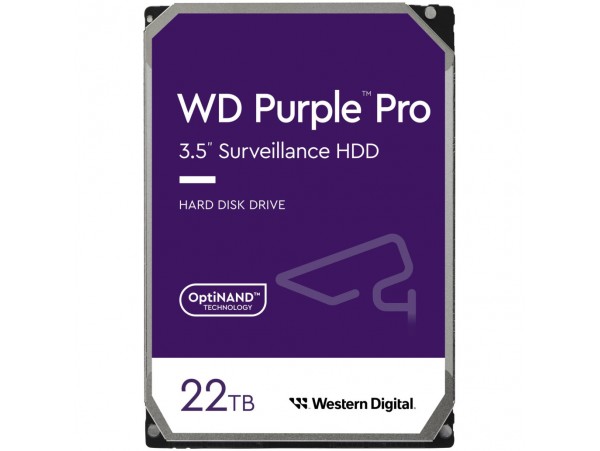 Trdi disk 3,5" 22TB SATA WD Purple Pro 7200rpm 512MB (WD221PURP)