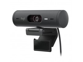 Spletna kamera Logitech BRIO 500 4MP FHD 30FPS 90° USB-C grafitna Autofokus 4xdigitalni zoom dvojni mikrofon pokrov za lečo (960-001422)