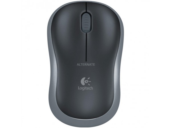 Miš Logitech brezžična za notesnike M185 siva nano (910-002238)