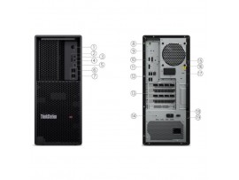 Delovna postaja Lenovo MT ThinkStation P3 i5-13500/W680/8GB-DDR5/512GB/1xM.2 prost/Intel 770 HDMI 2xDP USB-C/RJ45/500W-92%/Win11Pro (30GS001TGE)