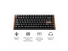 Mehanska Tipkovnica brezžična + Bluetooth Keychron K2 HE nebula mag stikala UK | črna RGB (K2H-F1-UK)