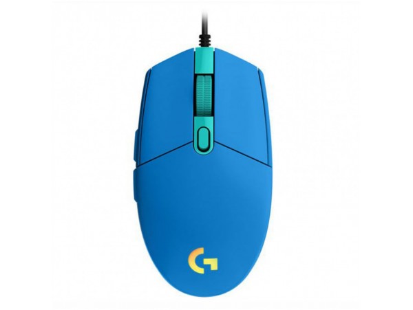 Gaming miška Žična Logitech G102 LightSync, modra (910-005801)