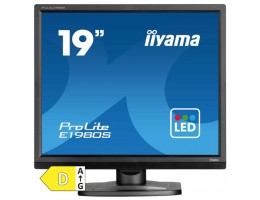 Monitor Iiyama 48,3 cm (19,0") E1980S-B1 1280x1024 75Hz TN 3ms HDMI DisplayPort Zvočniki  sRGB99% ProLite