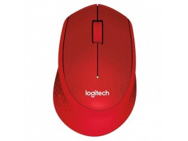 Miš Logitech brezžična optična M330 rdeča silent plus (910-004911)