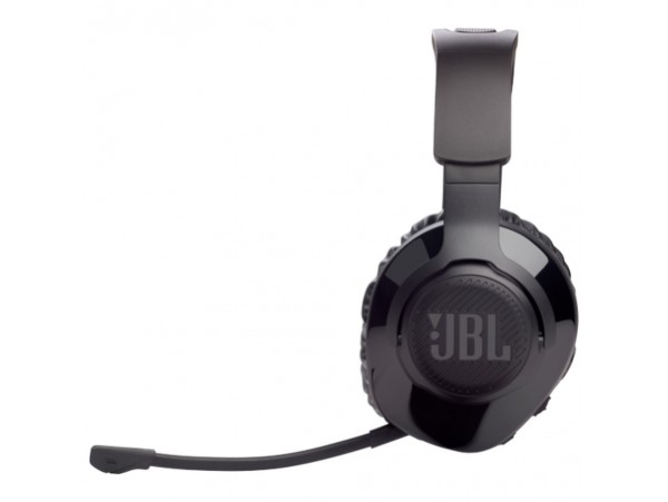 Slušalke brezžične JBL naglavne z mikrofonom USB sprejemnik Quantum črne (JBLQ350WLBLK)