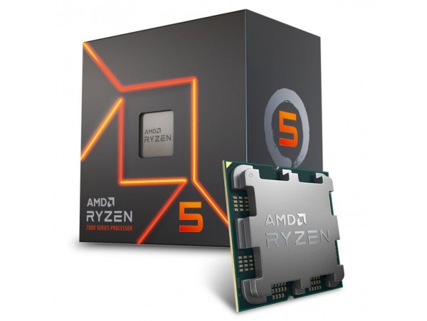 Procesor AMD AM5 Ryzen 5 7600 6C/12T 3.8Hz/5.1GHz BOX 65W grafika Radeon Wraith Stealth hladilnik