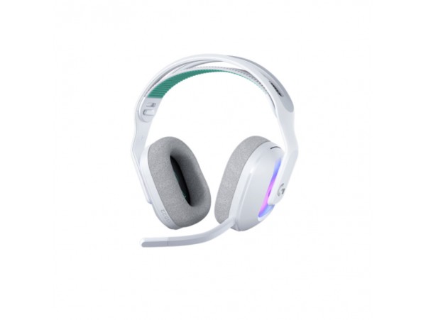 Slušalke brezžične Logitech naglavne BT G522 bele LightSpeed (981-001550)