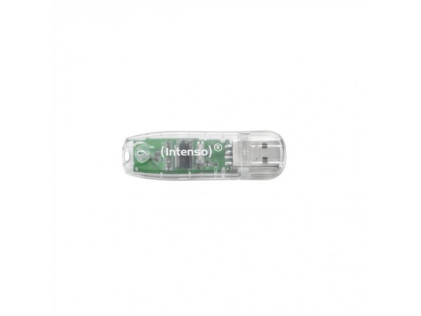 Spominski ključek 32GB USB2.0 Intenso Rainbow Line 28MB/s 6,5MB/s plastičen s pokrovčkom (3502480)