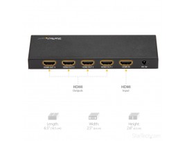 Adapter HDMI => 4xHDMI StarTech 3840x2160 60Hz F/F (ST124HD202) Adapter HDMI => 4xHDMI StarTech 3840x2160 60Hz F/F (ST124HD202)