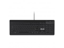 Tipkovnica Žična Asus KU100 s čitalcem kartic US | črna (90XB05E0-BKB010)