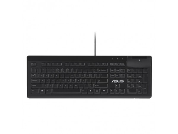 Tipkovnica Žična Asus KU100 s čitalcem kartic US | črna (90XB05E0-BKB010)