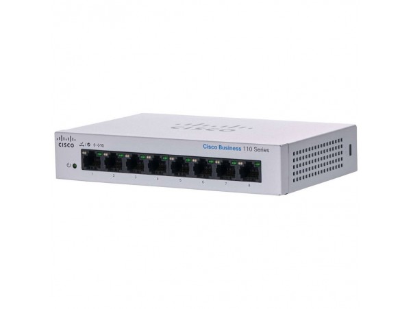 STIKALO 8-PORT Cisco CBS110 10/100/1000 UnManaged (CBS110-8T-D-EU)