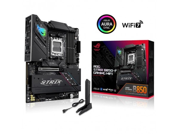 Osnovna plošča AM5 Asus ROG STRIX B850-F Gaming WiFi ATX 1xHDMI 1xDisplayPort