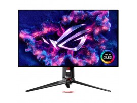Monitor Asus 80 cm (31,5") PG32UCDP 3840x2160 Gaming 240Hz WOLED 3ms 2xHDMI DisplayPort USB-C 90W 3xUSB3.2 HAS  DCI-P3-99% FreeSync Premium PRO G-Sync Compatible KVM HDR400 ROG Swift