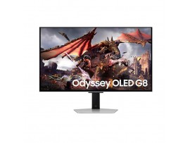 Monitor Samsung 81,3 cm (32,0") S32DG802SU 3840x2160 Gaming Tizen 240Hz OLED 0,03ms 2xHDMI DisplayPort 2xUSB3.2 Pivot Zvočniki 2x5W  DCI-P3-99% FreeSync Premium PRO G-Sync Compatible BT WiFi HDR10+