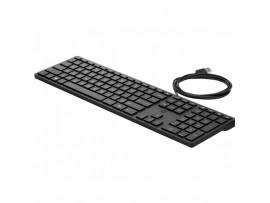 Tipkovnica HP USB žična SLO 320K USB Slim (9SR37AA)