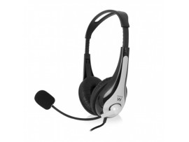 Slušalke žične naglavne 2x 3,5mm stereo Ewent nadzor glasnosti - z mikrofonom (EW3562)