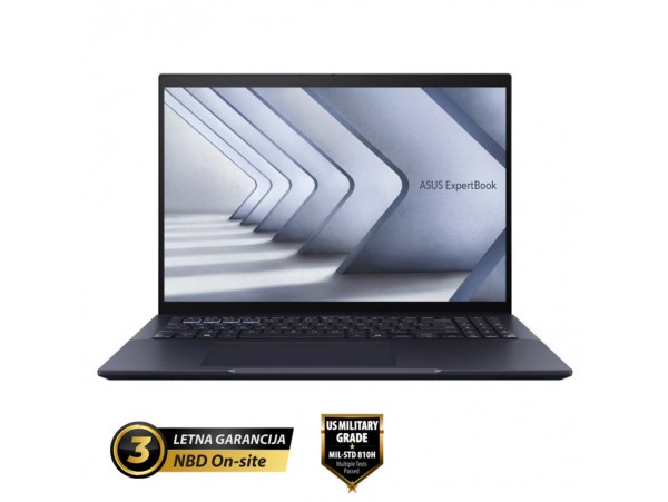 Prenosnik Asus 40,64 cm (16,0") ExpertBook B5 2560x1600 IPS 500nit 120Hz Core 5-120U/16GB/SSD1TB/BL/FP/ALU-Mg/Intel Graphics/Win11Pro (90NX07A1-M00LW0)