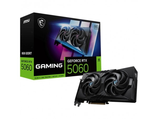 Grafična kartica nVidia RTX 5060 MSI Gaming OC - 8GB GDDR7 (V537-005R)