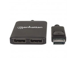 Adapter DisplayPort(m)=> 2x DisplayPort(ž) v1.2 4K@30Hz MST (207768)