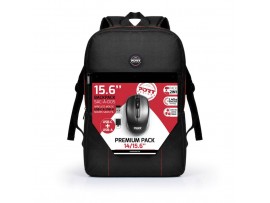 Nahrbtnik za notesnik 39,6 cm (15,6″) Port črn (501901) +miška