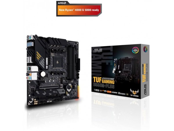 Osnovna plošča AM4 Asus TUF GAMING B550M-PLUS microATX 1xHDMI 2.1 1xDisplayPort 1.2