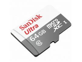 Spominska kartica SDXC-Micro 64GB Sandisk 100MB/s/UHS-I +adapter (SDSQUNR-064G-GN3MA)