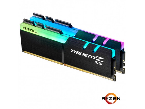 DDR4 16GB 3600MHz CL18 KIT (2x 8GB) G.Skill RGB Trident Z XMP2.0 1,35V Gaming črna (F4-3600C18D-16GTZRX)