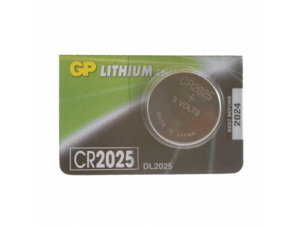 Baterija Litium GP gumb CR2025 3V