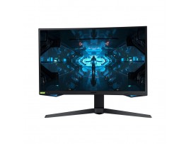 Monitor Samsung 68,6 cm (27,0") C27G75TQSR-U 2560x1440 Curved Gaming 240Hz VA 1ms HDMI 2xDisplayPort 2xUSB3.0 Pivot  DCI-P3-95% FreeSync Premium PRO HDR600 OdysseyG7 Rabljen, vidni sledovi uporabe