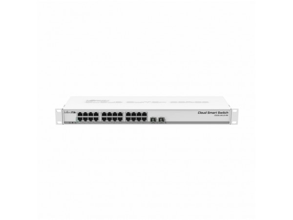 STIKALO 24-PORT 2x SFP+ Mikrotik 100/1000 PoE Rackmount (CSS326-24G-2S+RM)