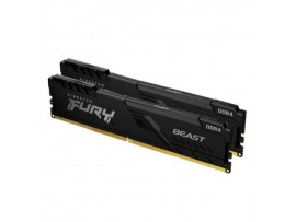 DDR4 64GB 3200MHz CL16 KIT (2x32GB) Kingston Fury Beast XMP2.0 1,35V Gaming črna (KF432C16BBK2/64)