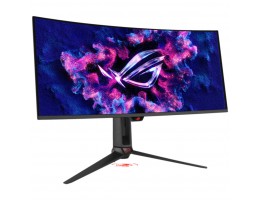 Monitor Asus 86,4 cm (34,0") PG34WCDN 3440x1440 Curved Gaming 360Hz OLED 0,03ms 2xHDMI DisplayPort USB-C 90W 3xUSB3.2 HAS  DCI-P3-99% FreeSync Premium PRO G-Sync Compatible KVM HDR400 ROG Swift