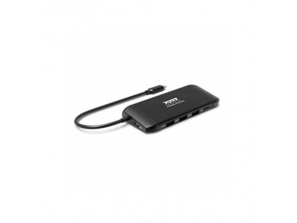 Priklopna postaja USB-C => Port HDMI VGA 3xUSB3.0 USB-C 100W RJ45 Čitalec kartic (901913)