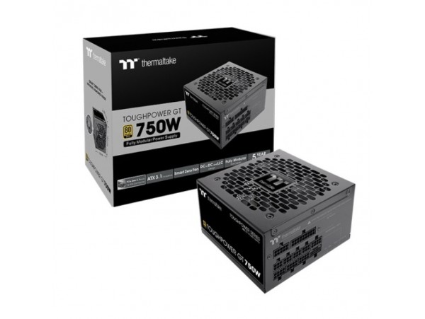 Napajalnik - 750W Thermaltake Toughpower 80Plus Gold 85% ATX 3.1 Modular 120mm črna (PS-TPT-0750FNFAGE-3)