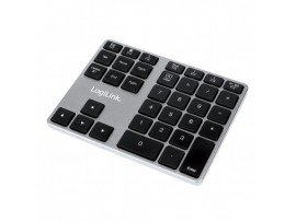 Tipkovnica LogiLink numerična brezžična Bluetooth aluminij - space grey (ID0187)